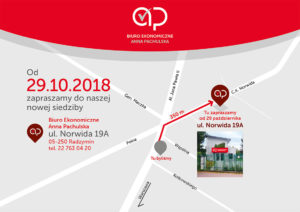 Mapa dojazdu do nowej siedziby Biura Ekonomicznego